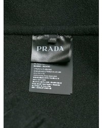 Pardessus noir Prada