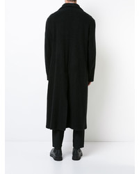 Pardessus noir Yohji Yamamoto