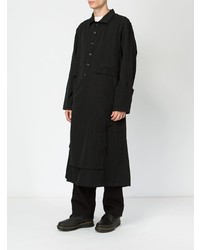 Pardessus noir Yohji Yamamoto