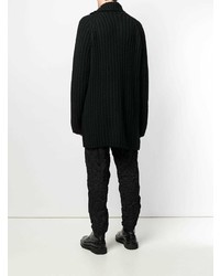 Pardessus noir Yohji Yamamoto