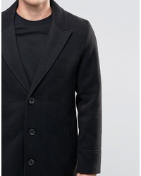 Pardessus noir Asos