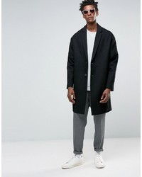 Pardessus noir Asos