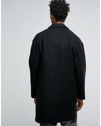 Pardessus noir Asos