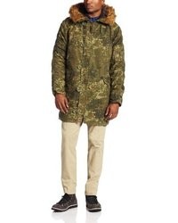 Parka à queue de poisson verte