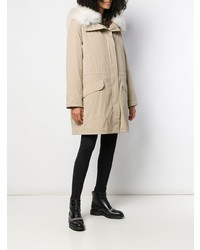 Parka beige Yves Salomon Army