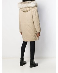 Parka beige Yves Salomon Army