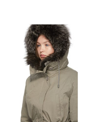 Parka beige Yves Salomon Army