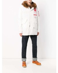 Parka blanche Mr & Mrs Italy