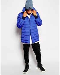 Parka bleu marine Asos