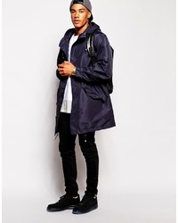 Parka bleu marine Asos