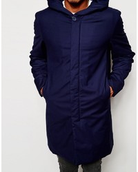 Parka bleu marine Asos