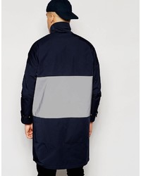 Parka bleu marine Asos