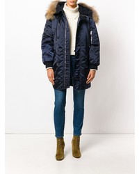 Parka bleu marine Dondup