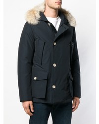 Parka bleu marine Woolrich