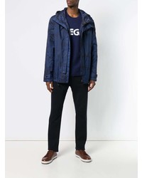 Parka bleu marine Z Zegna