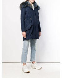 Parka bleu marine Forte Dei Marmi Couture