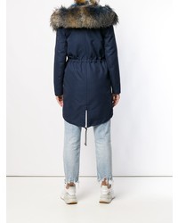 Parka bleu marine Forte Dei Marmi Couture