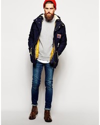 Parka bleu marine Scotch & Soda