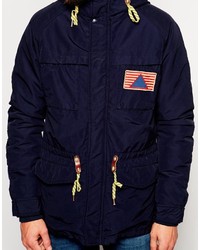 Parka bleu marine Scotch & Soda