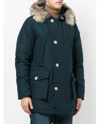 Parka bleu marine Woolrich