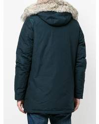 Parka bleu marine Woolrich