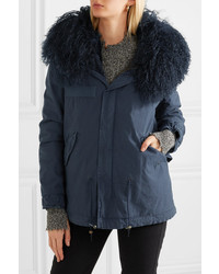 Parka bleu marine Mr & Mrs Italy