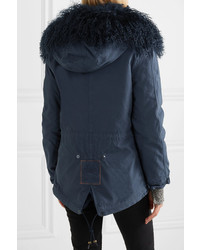 Parka bleu marine Mr & Mrs Italy