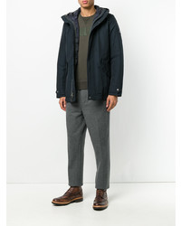 Parka bleu marine Woolrich