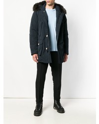 Parka bleu marine Woolrich