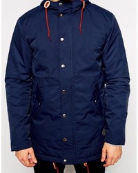 Parka bleu marine