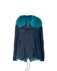 Parka bleu marine Mr & Mrs Italy