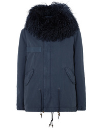 Parka bleu marine Mr & Mrs Italy