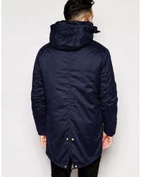 Parka bleu marine