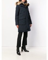 Parka bleu marine Woolrich