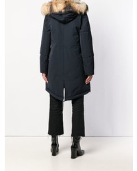 Parka bleu marine Woolrich