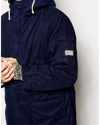 Parka bleu marine Universal Works