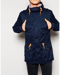 Parka bleu marine Solid