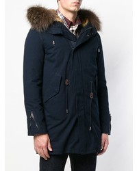 Parka bleu marine Yves Salomon Army