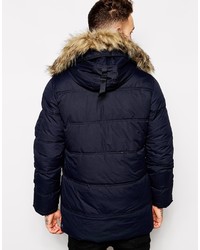 Parka bleu marine Schott