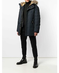 Parka bleu marine Mackage