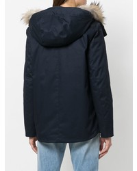 Parka bleu marine Woolrich