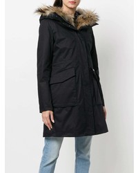 Parka bleu marine Woolrich