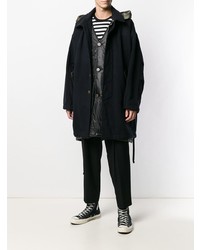 Parka bleu marine Societe Anonyme