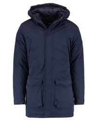 Parka bleu marine Solid