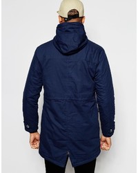 Parka bleu marine