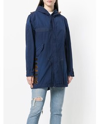 Parka bleu marine Mr & Mrs Italy