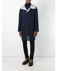 Parka bleu marine Raf Simons