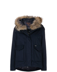 Parka bleu marine Woolrich