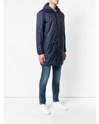 Parka bleu marine Mauro Grifoni