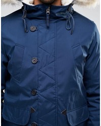 Parka bleue Bellfield